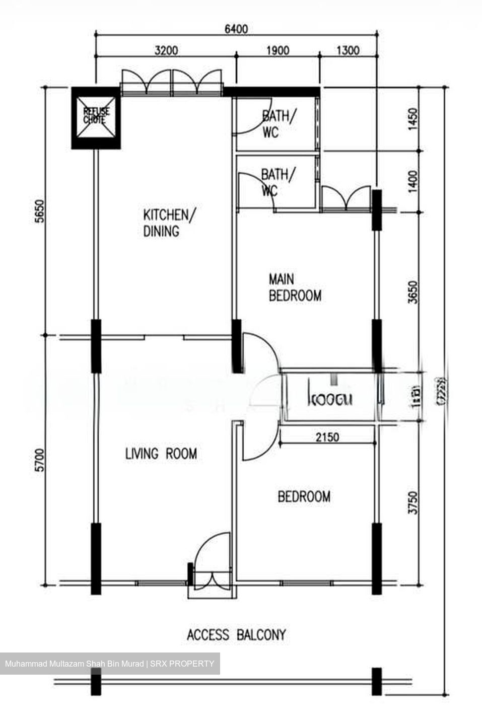 Blk 424 Bedok North Avenue 1 (Bedok), HDB 3 Rooms #544223441